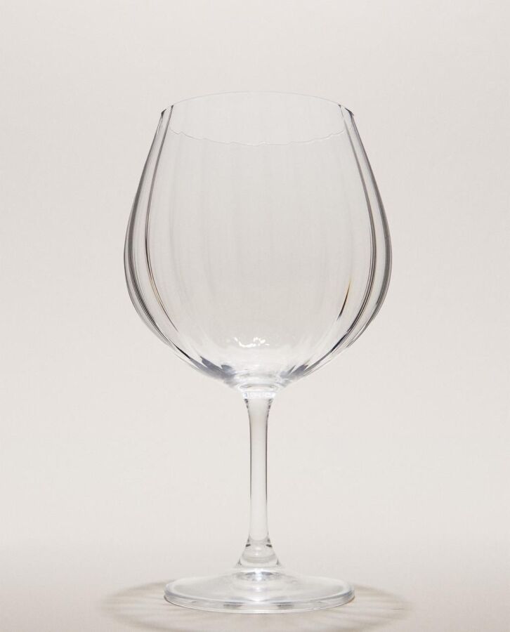 verre à vin cristallin