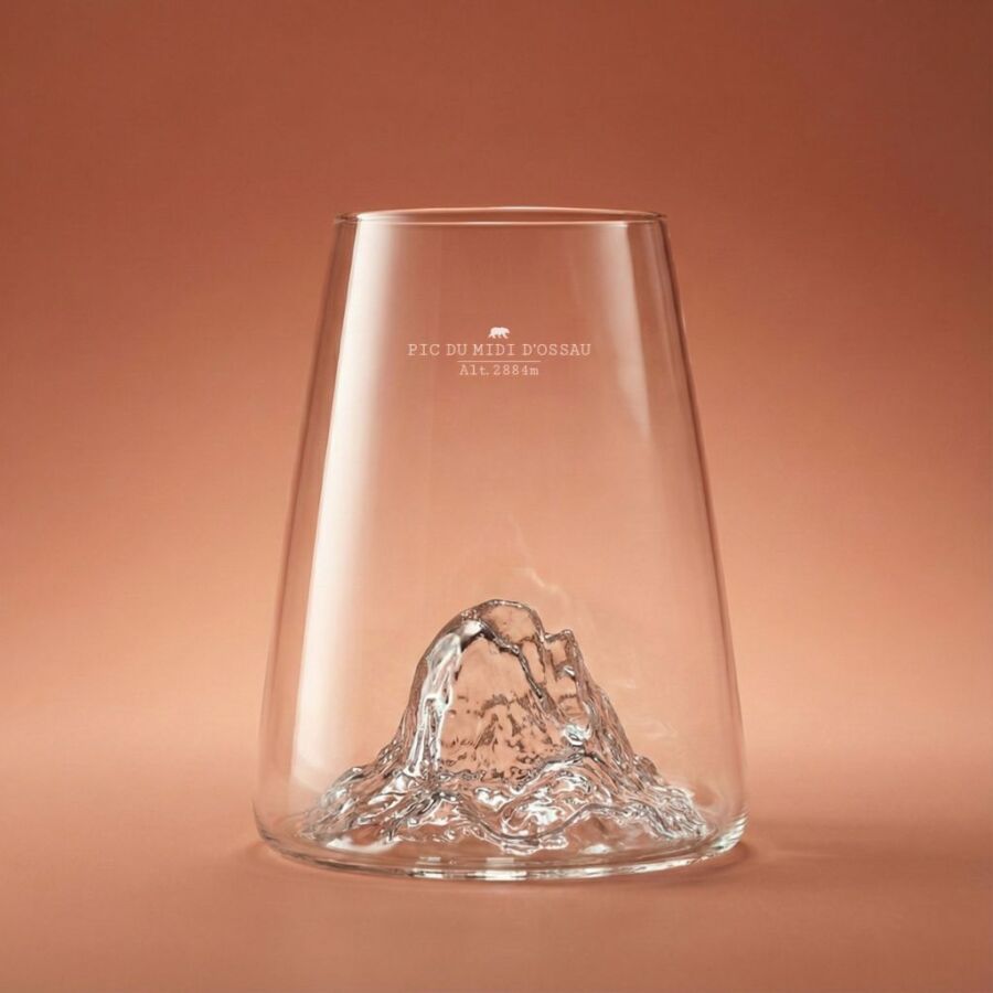 verre à vin cristallin