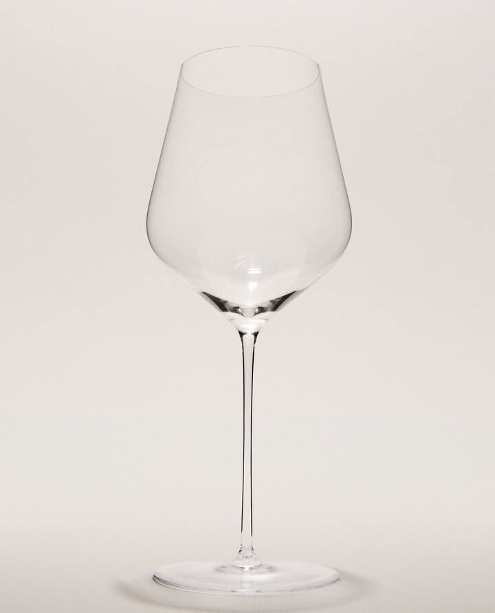 verre à vin cristallin
