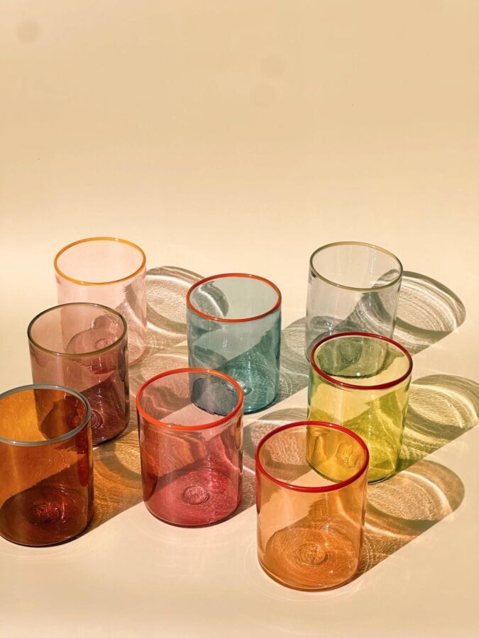 Modèles de verres élégants