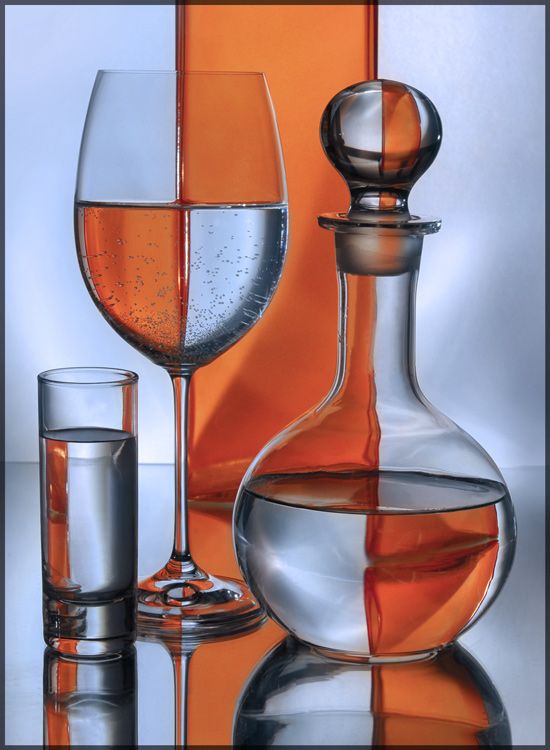 Verres à vin stylés