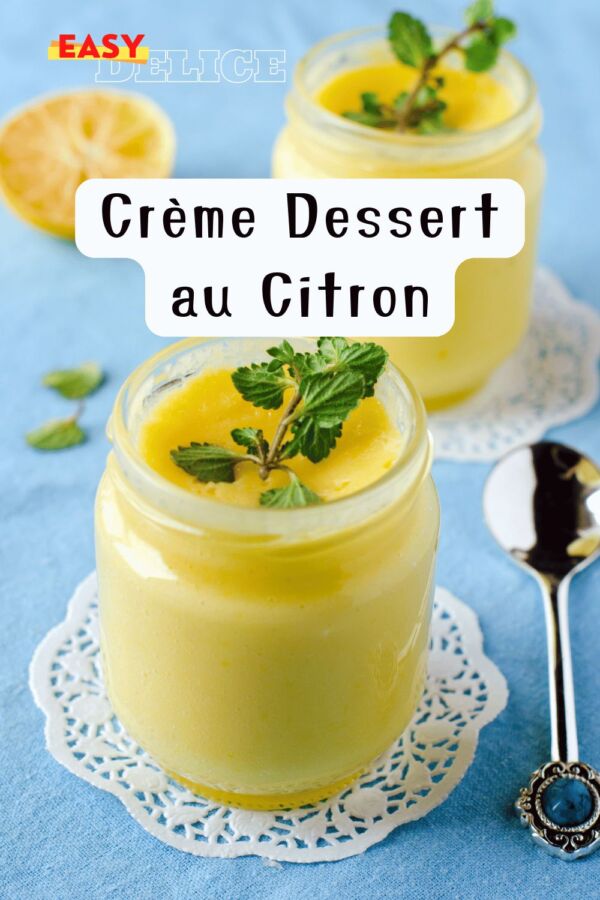 Crème dessert maison