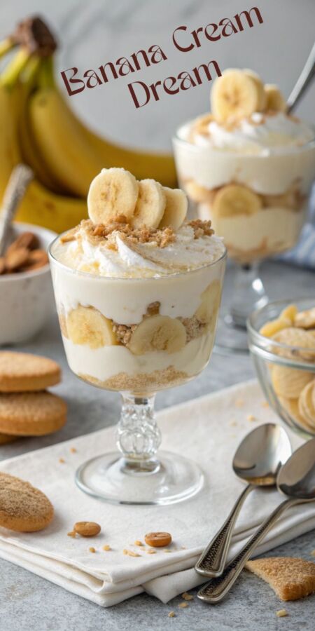 Délicieux desserts à la crème