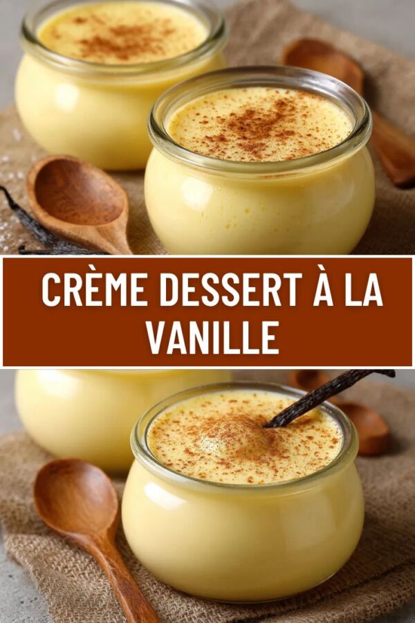 Délicieux desserts à la crème