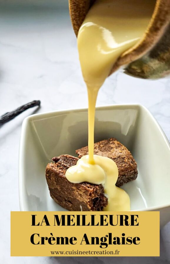 Recette gourmande avec crème anglaise
