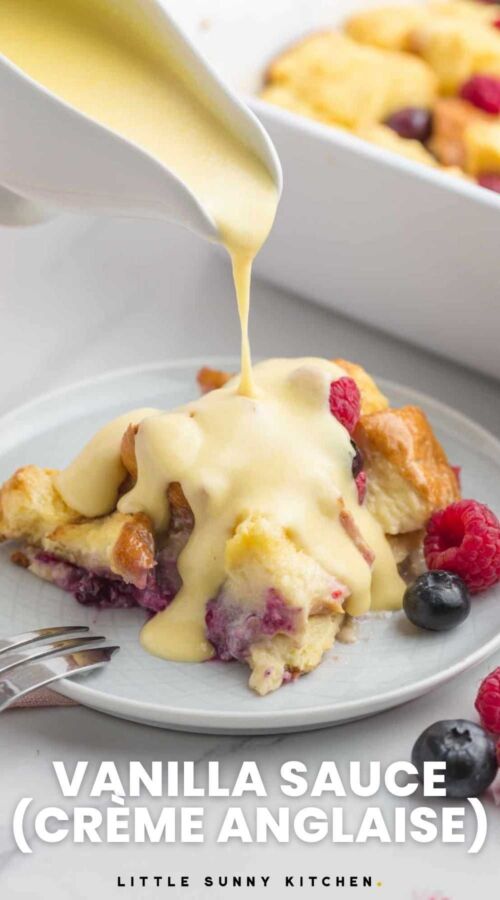 Idées dessert crème anglaise