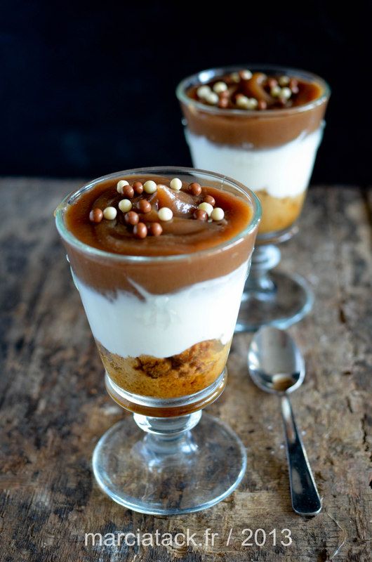 Délicieux dessert à la crème
