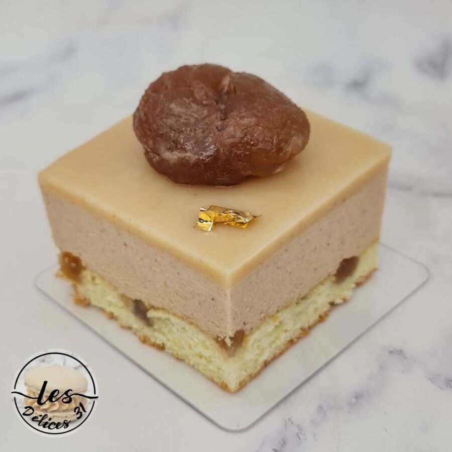 Délicieux dessert à la crème