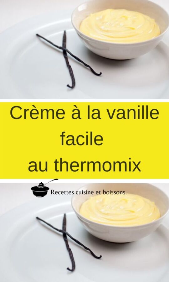 Crème dessert vanille onctueuse