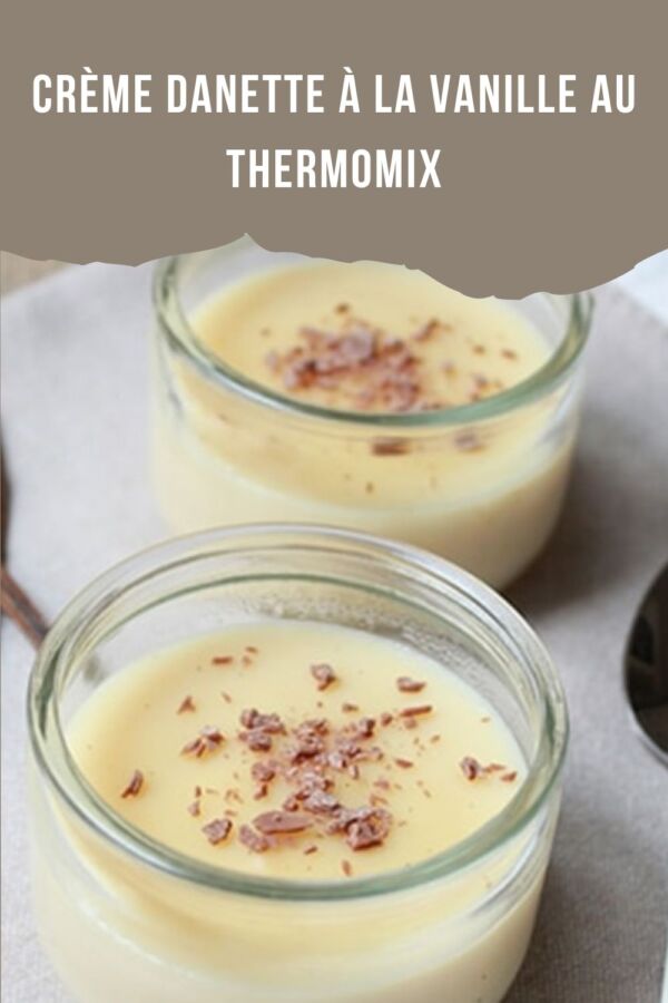 Dessert vanille texture crémeuse