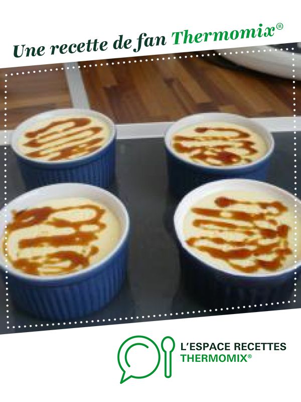 Dessert vanille texture crémeuse