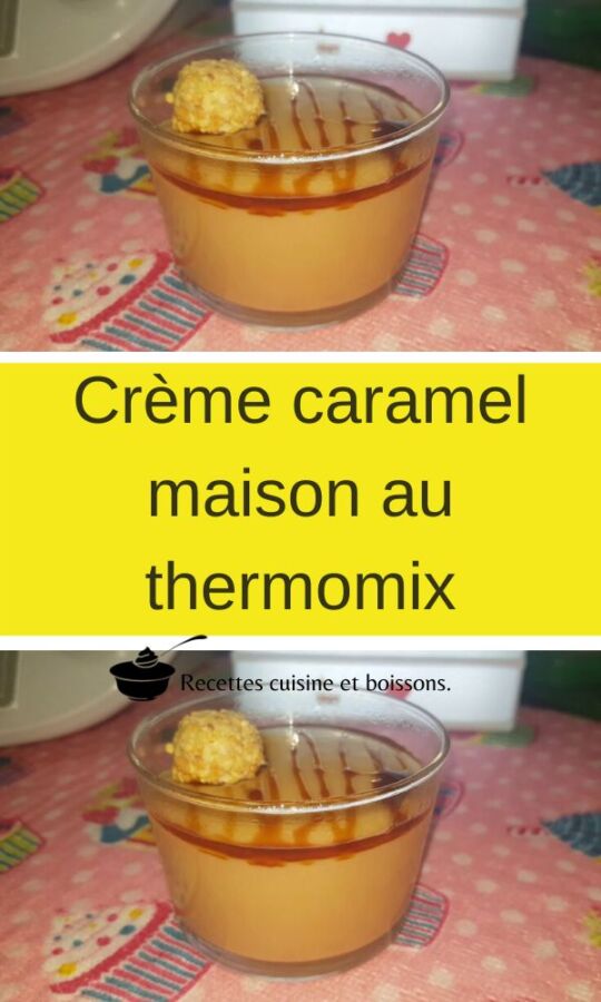 Recette thermomix crème vanille