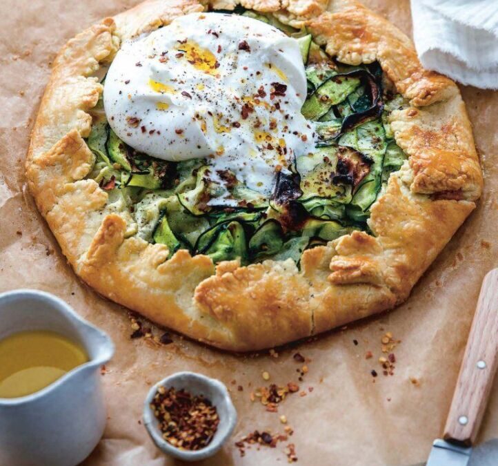 Tarte rustique courgette burrata : recette facile et croustillante à découvrir