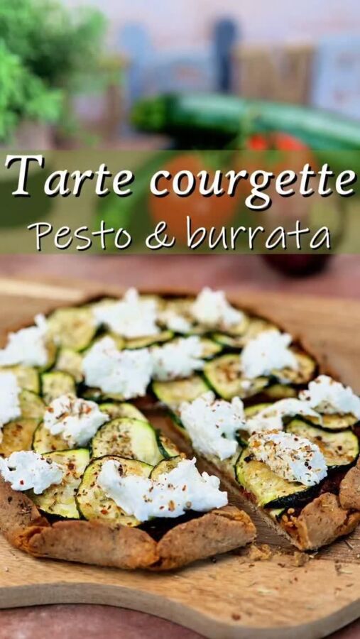 Tarte croustillante burrata
