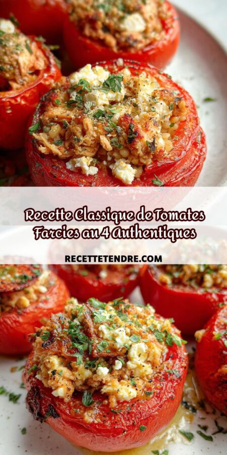 Tomates farcies gastronomiques