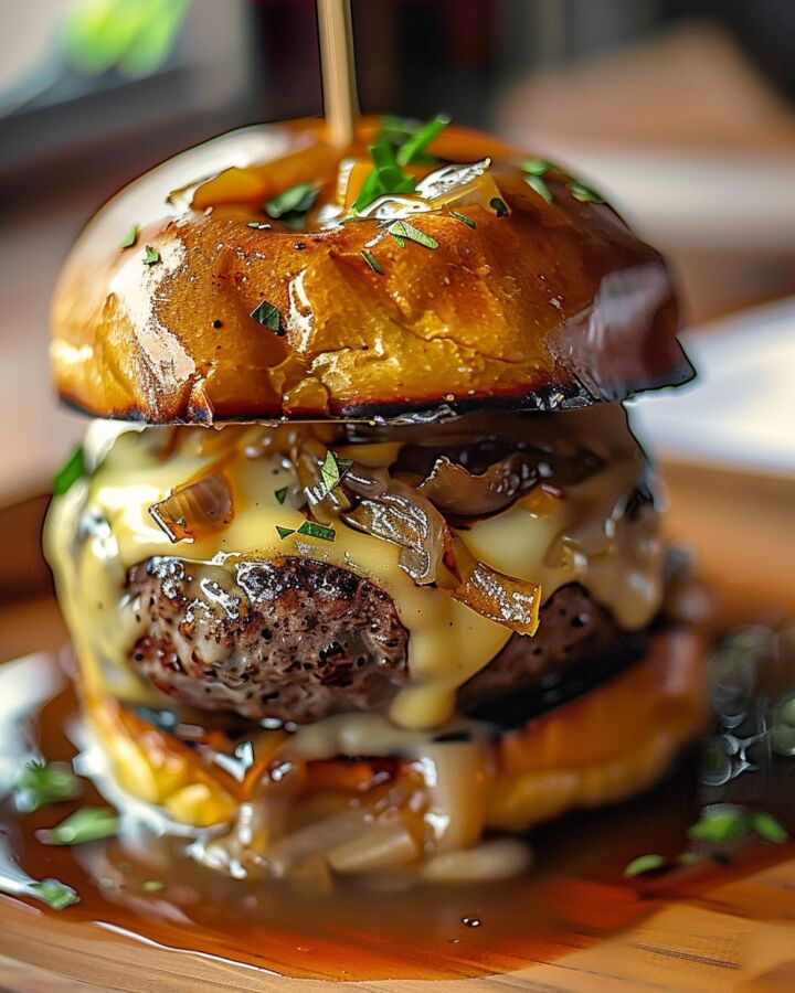 Burger gastronomique maison