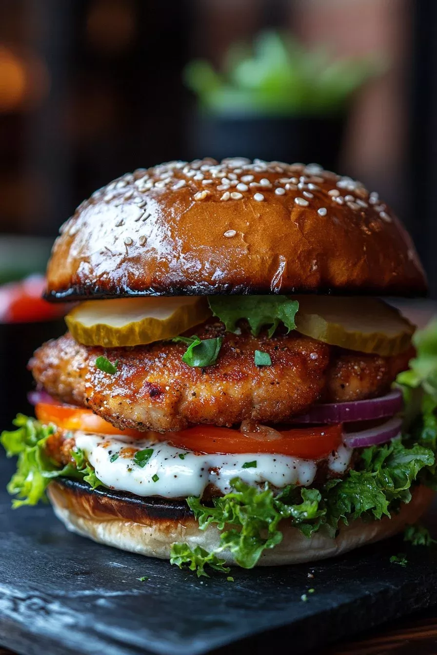 Burger gastronomique maison