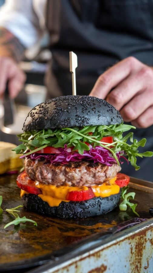 Réaliser un burger gourmet