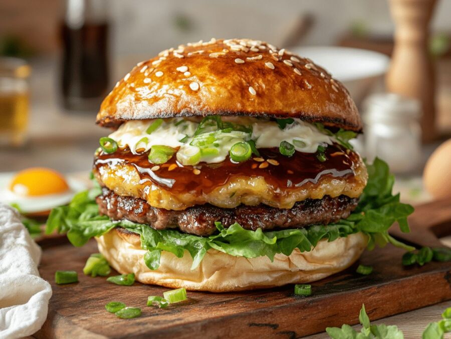 Burger gastronomique maison