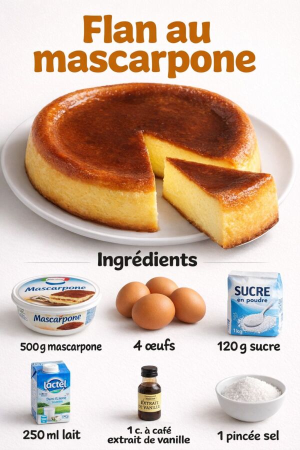 Recette flan chef étoilé