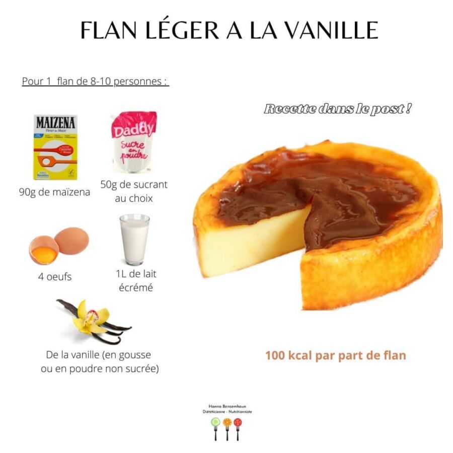 Version maison flan pâtissier