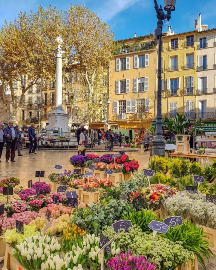 Marchés traditionnels Aix Provence