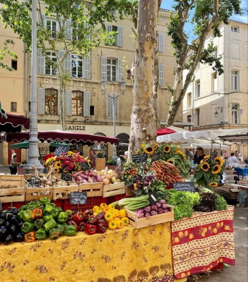 Marchés traditionnels Aix Provence
