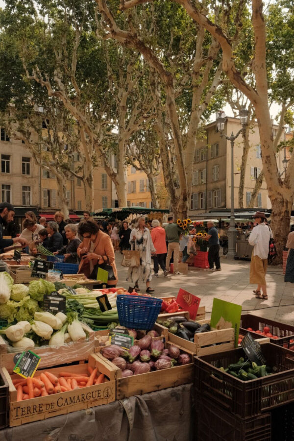 Marchés traditionnels Aix Provence