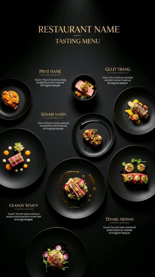 Excellence d'un restaurant gastronomique