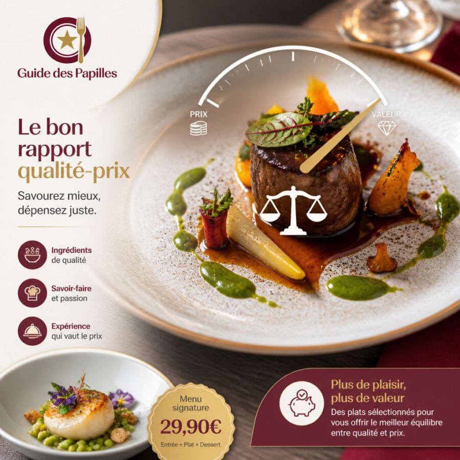 Excellence d'un restaurant gastronomique