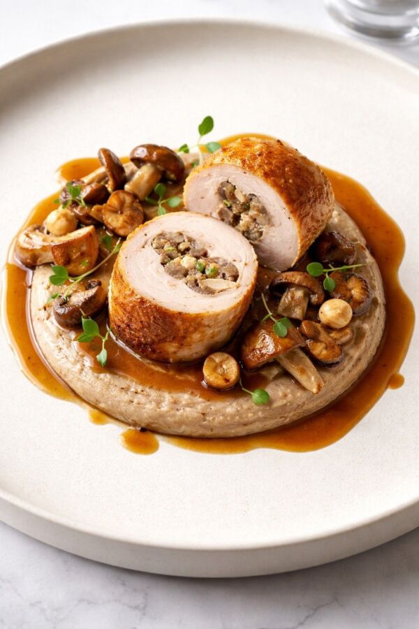 Idée plat de viande créatif
