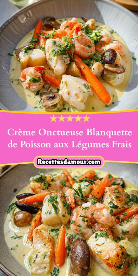 Plat de blanquette de poisson