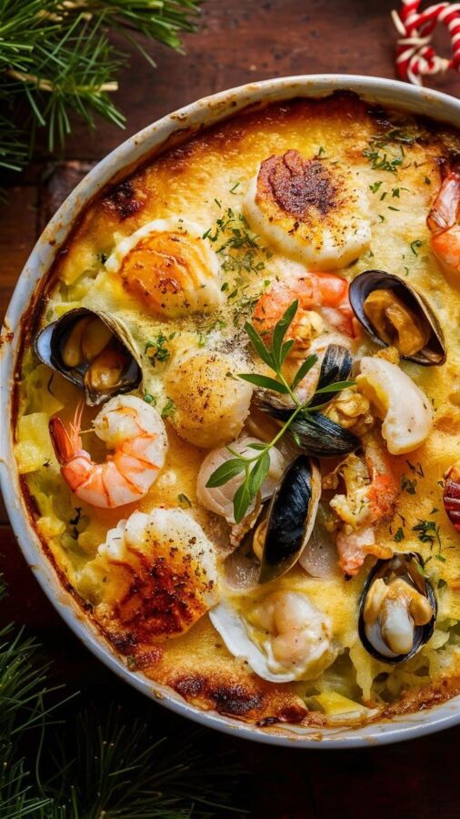 Festin de poisson Noël